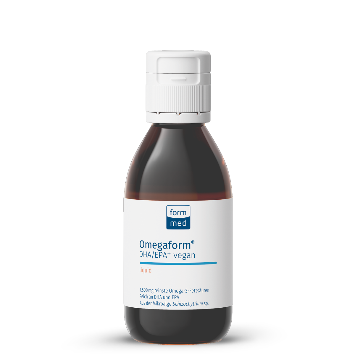 Omegaform_DHA_EPA_vegan_liquid_150ml_Glas Omegaform® DHA/EPA+ vegan liquid